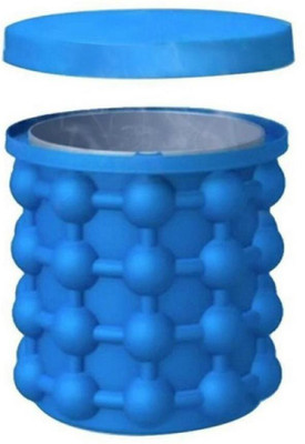 Greaterscap 1 L Silicone Silicone Ice Cube Maker Bucket Blue Silicone Ice Ball Maker (Multi Color) Ice Bucket(Multicolor)