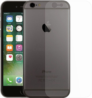 Case Creation Ultra Thin New Slim Fit 3M Clear Transparent 3D Crystal Clear Back Skin Rear Screen Guard Protector Sticker Protective Film A13 Apple iPhone 6s Mobile Skin(3D Real Transparent Skin Glossy Finish)