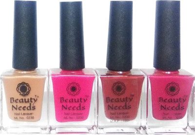 

beauty needs BNC-NP-006,NP-016,NP-026,NP-036 Light Brown, Purple Pink, Brown, Purple Brown(Pack of 4)