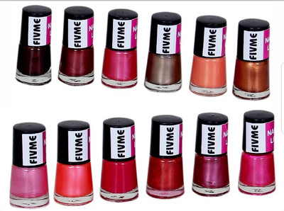 

fivme Exclusive Color Range Nail Polish Set of 12 (MATT)(Pack of 12)