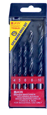 JON BHANDARI W-010 5 PC WOOD DRILL BIT SET