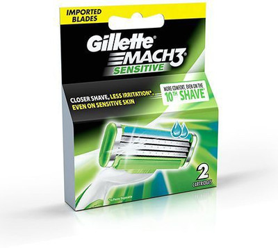 

Gillette Mach 3 Sensitive blades(Pack of 2)