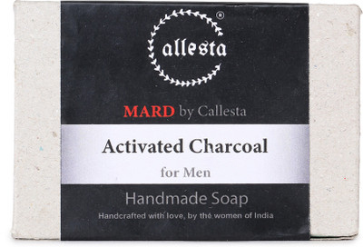 

Callesta Mard Charcoal Soap (For oily skin)(100 g, Pack of 4)