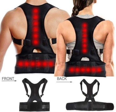 Neuwings Back Brace Posture Corrector Therapy Shoulder Belt Back & Abdomen Support