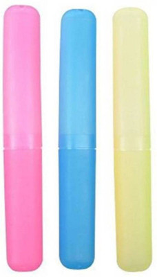 

ASHIRWAD Premium Quality ABS Plastic(Pack of 3) Toothbrush Case(Pack of 3)