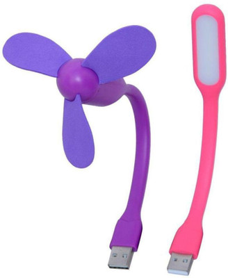 A CONNECT Z Usb Fan fan-led-Pack2(6) USB Fan(Multicolor)
