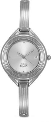 23 OFF on Titan Raga Analog Silver Dial Women s Watch NK2455BM01