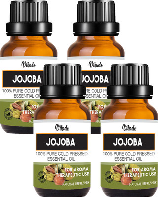 

VIHADO Jojoba Pure Coldpressed Carrier Oil (For Hair & Skin)Â (20 ml) (Pack of 4)(20 ml)