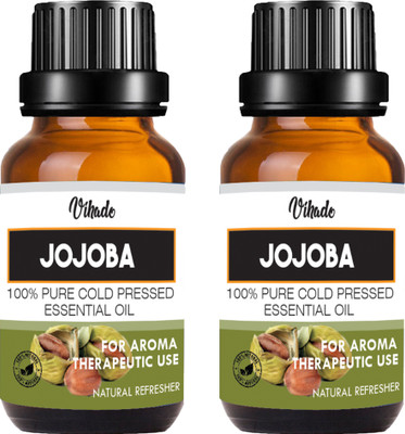 

VIHADO Jojoba Pure Coldpressed Carrier Oil (For Hair & Skin)Â (30 ml) (Pack of 2)(30 ml)