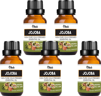 

VIHADO Jojoba Pure Coldpressed Carrier Oil (For Hair & Skin)Â (30 ml) (Pack of 5)(30 ml)