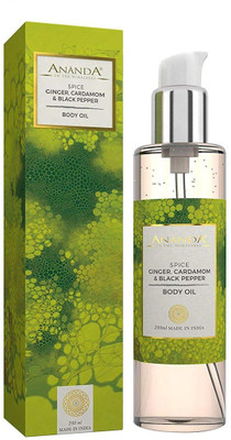 

Ananda Spice ginger, Cardamom & Black Pepper Body Oil, 200ml(200 ml)