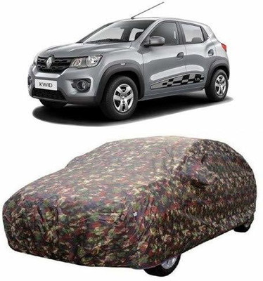 HOLME'S Car Cover For Renault Kwid (With Mirror Pockets)(Multicolor)
