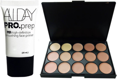 

ADJD ULTRA SMOOTH HIGHLIGHTER & CONCEALER PALETTE WITH GEL PRIMER COMBO(Set of 2)