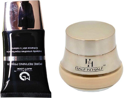 

Half N Half Illuminating Foundation&primer (PR-01,FB-02)(Set of 2)