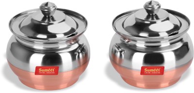 Sumeet Steel Oil Container  - 300 ml(Pack of 2, Silver)