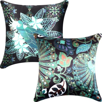 Cazimo Printed Cushions Cover(Pack of 2, 40 cm*40 cm, Multicolor)
