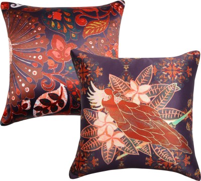 Cazimo Printed Cushions Cover(Pack of 2, 40 cm*40 cm, Multicolor)