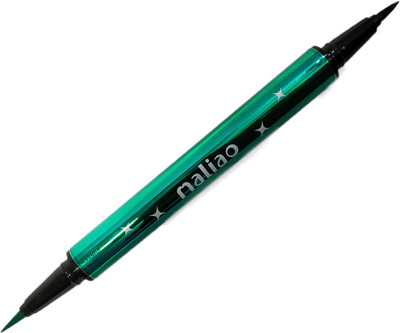 

Maliao origneal Crystal Doubble pen Eyeliner Black N Green 1.2 ml(Green, Black)