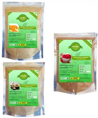 

Fedele Multani Mitti + Orange Peel Mask + Rose Petals Herbal Powder of Combo Set of 3 (100Gm Each)(300 g)