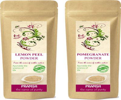 

Pramsh Premium Quality Lemon Peel & Pomegranate Peel Powder Combo 100gm Each(200 g)