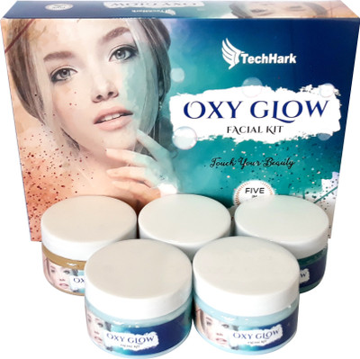 TechHark Cosmeceuticals Oxy glow Anti Ageing Facial Bleach - 250 g (Set of 5)(5 x 50 g)