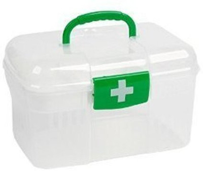 

ATOOZED 2 Layers Health Pill Medicine Chest First Aid Kit Case Storage Box Container First Aid Kit(Home)