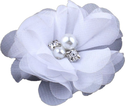

fashionforsure Fashion White colour hair clip for women (JB0135) Hair Clip(White)