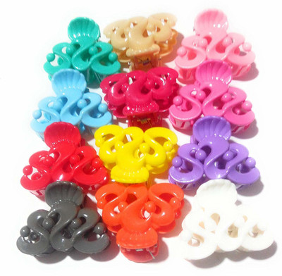 

Baba Fashions Multicolor Plastic Hair Clutch/Claws/Clips Combo Of 12 Pieces For Girls And Women. Hair Accessory Set(Multicolor)