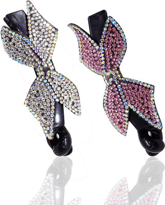 

Confidence New Banana Clip Suitable For All Kinds Of Occasion Easy To Use For Women And Girls Set Of 2 Banana Clip(Multicolor)
