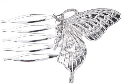

Trinklets Chic Silver Butterfly Hair Pin(Silver)
