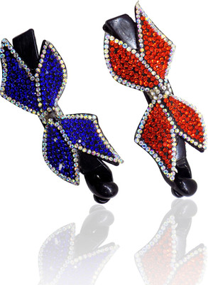 

Confidence Banana Clips Hair Accessories For Wedding And Casual Use Set Of 2 Banana Clip(Multicolor)