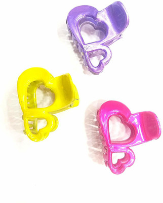 

Baba Fashions Multicolour Hair Clutch/Clip/Claw For Girls/Women, Set Of 3 Pics Hair Accessory Set(Multicolor)