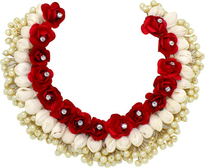 

Confidence South Indian Dancing Wedding Bun Hair Flower Accessories Gajra For Women & Girls Hair Accessory Set(Multicolor)