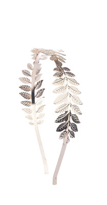 

Trinklets Showstopper Gold Leaf Hair Band(Gold)