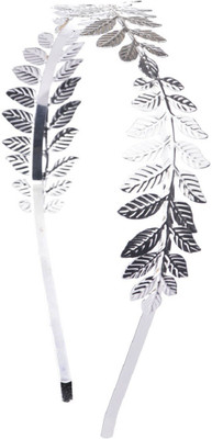 

Trinklets Showstopper Silver Leaf Hair Band(Silver)