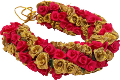 

Confidence Juda Styling Flower Hair Gajra For Women Wedding Accessories Hair Accessory Set(Multicolor)