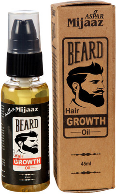 

Mijaaz Pure Natural Paraben Free Beard Oil For Hair Growth Hair Oil(45 ml)