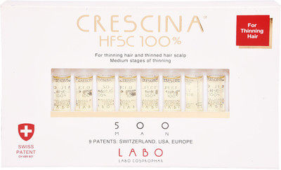 

Crescina HFSC 100% 500 Man 10 Ampoules(10 ml)