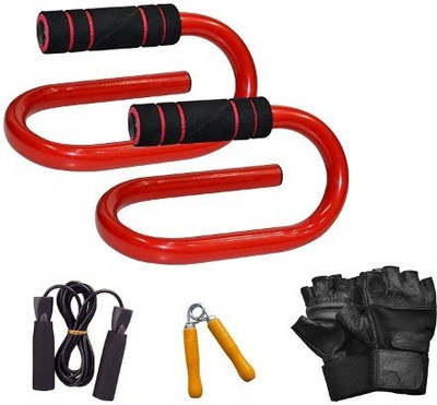 ARRUNS COMBO12- Push UP BAR with Fitness Accessory Gym & Fitness Kit