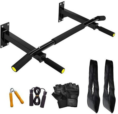 ARRUNS COMBO13- Chin Up Bar/Ab Strap and Fitness Accessory Gym & Fitness Kit