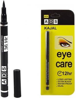 ads Black Care Kajal(Black, 70 g)