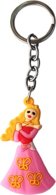 MGP FASHION Double Sided Baby doll princess Character PVC Rubber Party Gift Kids Girls Boys Friends Keyring Key Chain