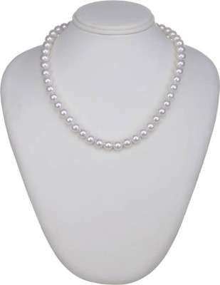 Kanishk Creations kanishk creations pearl mala white Pearl Mother of Pearl Chain