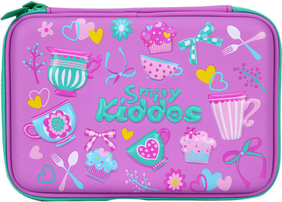 smily kiddos Smily Kiddos Circus Art Polyester Pencil Box(Set of 0, Purple)