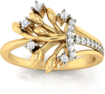 avsar Avsar Real Gold Sonal Ring AVR280YB 14kt Cubic Zirconia Yellow Gold ring