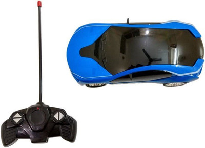 AS TRADERS Wireless Remote Control High Speed 3D Famous Car with Light_Car 02(Blue)