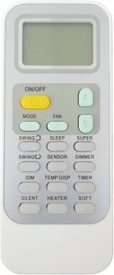 LipiWorld 130 AC Remote Compatible for  AC Hisense Remote Controller(White)