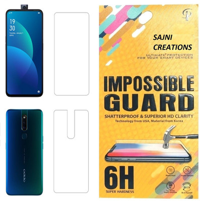 Sajni Creations Front and Back Screen Guard for OPPO F11 Pro, OPPO K3, Realme X(Pack of 1)