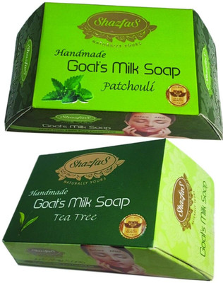 

ShazfaS Goats milk soap Patchouli-Tea tree(1 g, Pack of 2)