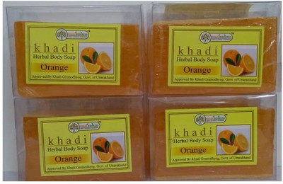 

Khadi Rishikesh erbal Orange Body Soap-Pack of 4 Each (125 g, Pack of 4)(125 g, Pack of 4)